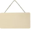 PLAQUE DE PORTE BOIS 11X21CM