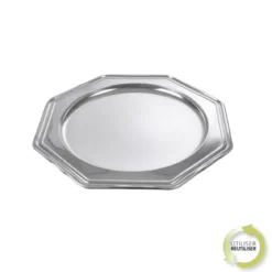 PLATEAUX OCTOGONAUX ARGENT X2 PIECES