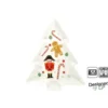 PLAT FORME SAPIN MOTIF NOEL 28.7X23.6X2.5CM