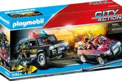 PLAYMOBIL POURSUITE DES VOLEURS DE BANQUE PAR LA POLICE