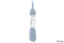PLUMEAU CHENILLE MICROFIBRE 57CM BLEU NEPTUNE