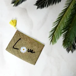 POCHETTE EN PAILLE 30X20CM