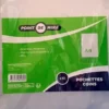 10 POCHETTES COINS A4 TRANSPARENTES