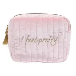 POCHETTE VELOURS I FEEL PRETTY