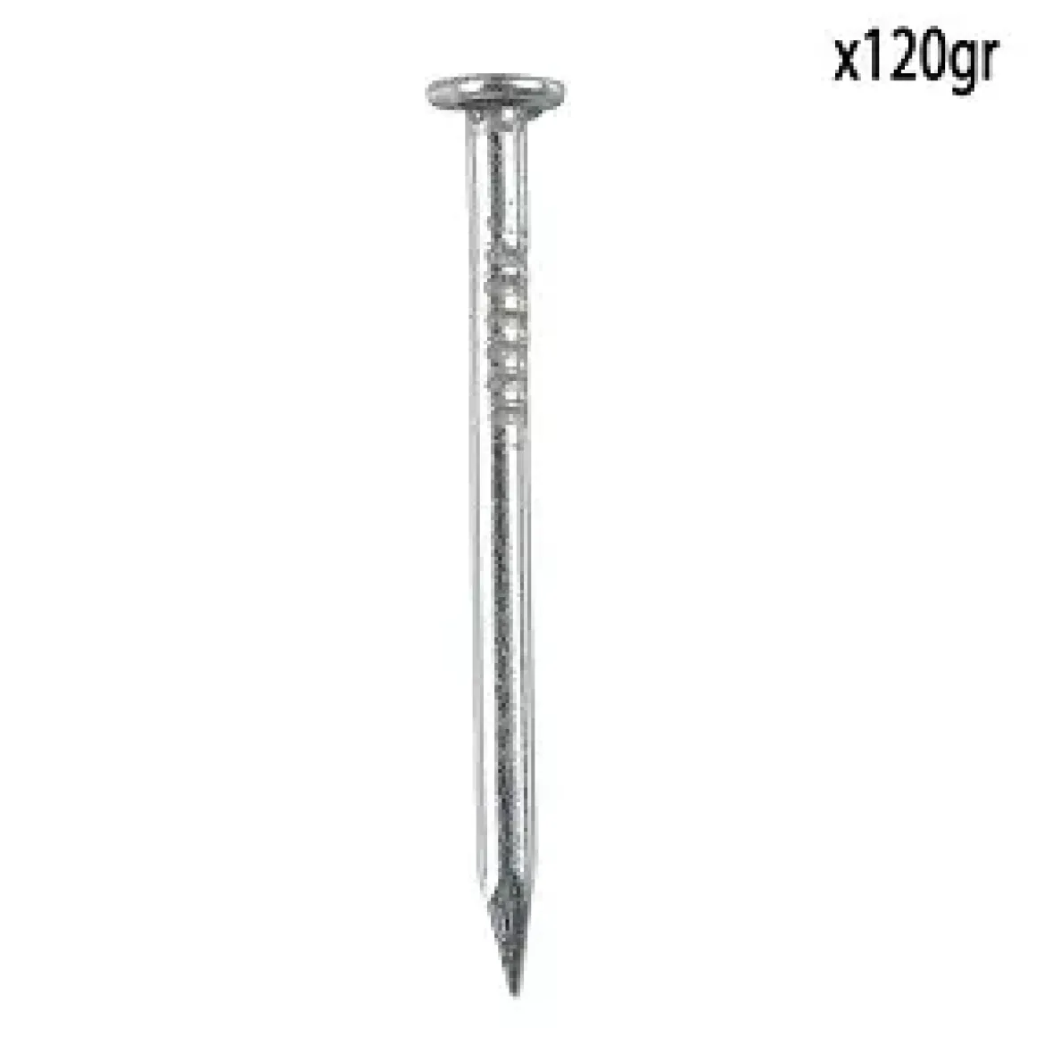 POINTE A TETE PLATE ACIER 1.3X20MM 120G