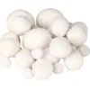 POMPONS BLANCS 1.5CM A 4CM X72 PIECES
