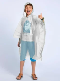 PONCHO ENFANT TRANSPARENT 110 X 91