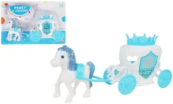 PONEY AVEC CARROSSE D.18X26X7CM