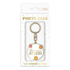 PORTE CLES ATSEM FABULEUSE