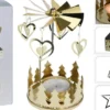 PORTE BOUGIE CARROUSEL METAL