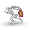 PORTE CLE ATHLETISME