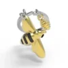 PORTE CLES ABEILLE ET SON ESSAIM