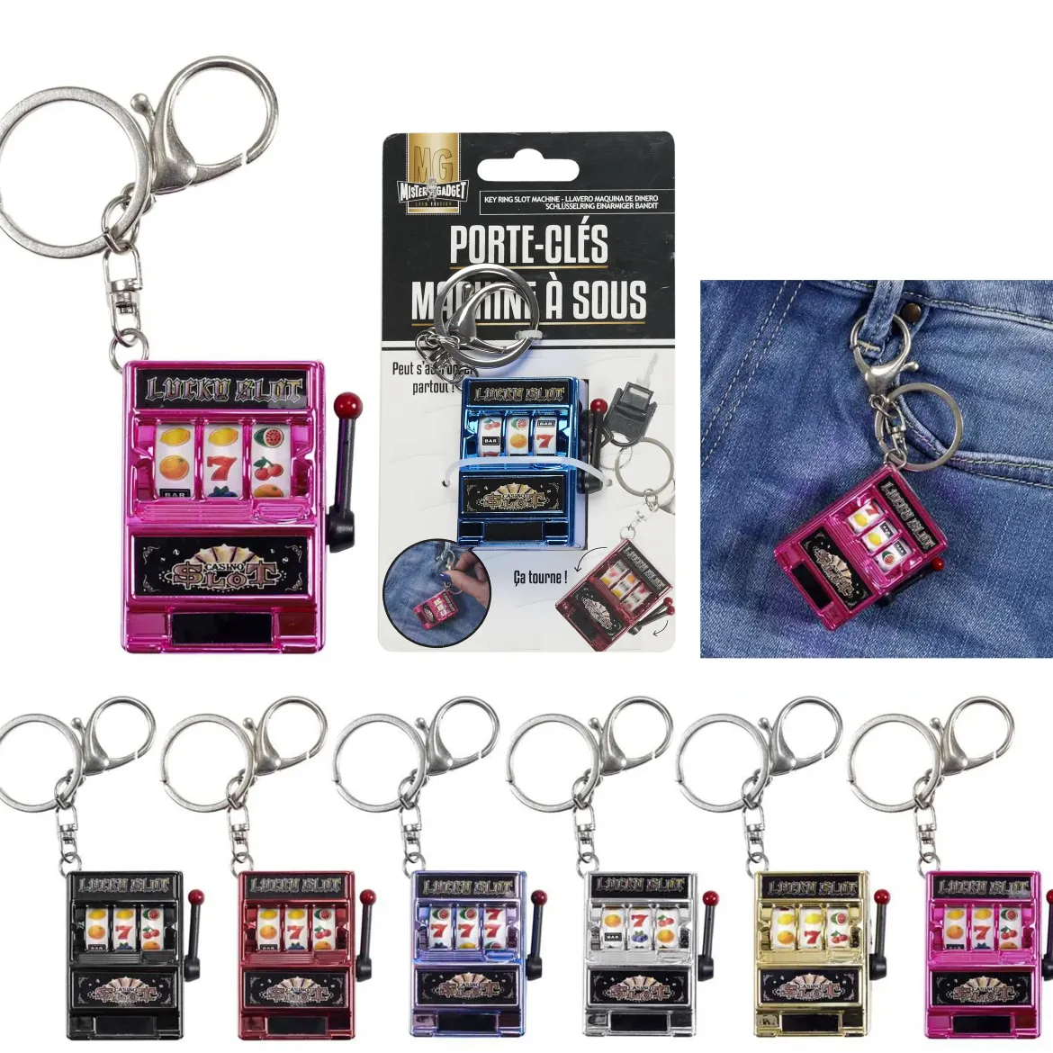PORTE CLES MACHINE A SOUS