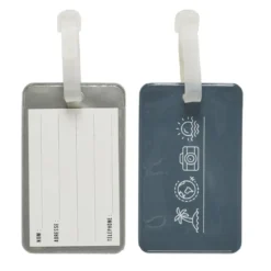 PORTE ETIQUETTE A BAGAGES X2