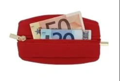 PORTE MONNAIE GRAIN DE CAFE COULEUR DAIM