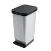 POUBELLE A PEDALE MODA GRIS 45L