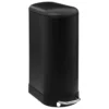 POUBELLE A PEDALE SLIM ARIANE 30L METAL NOIR