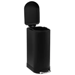 POUBELLE A PEDALE SLIM ARIANE 30L METAL NOIR