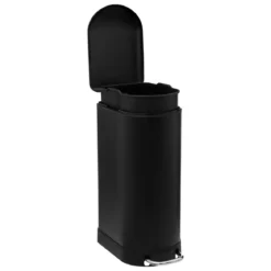 POUBELLE A PEDALE SLIM ARIANE 30L METAL NOIR