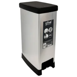 POUBELLE A PEDALE SLIM SOFT CLOSE PLASTIQUE 40L