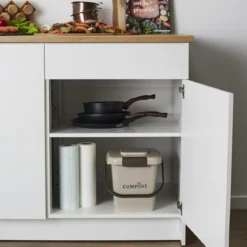 POUBELLE COMPOST 8L SEAU PERFORE ET COUVERCLE