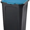 POUBELLE DE TRI SELECTIF BLEU 45L