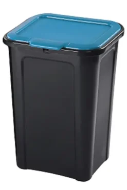 POUBELLE DE TRI SELECTIF BLEU 45L