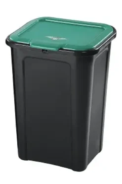 POUBELLE DE TRI SELECTIF VERT 45L
