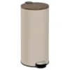 POUBELLE 30L ARGENT EFFET ACACIA MODERN COLORS