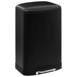 POUBELLE METAL 50L ARIANE NOIR