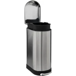 POUBELLE METAL 30L INOX ARIANE SLIM
