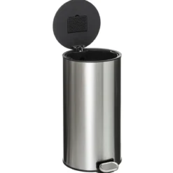 POUBELLE METAL 30L INOX DELTA