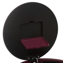 POUBELLE METAL 30L ROUGE DELTA