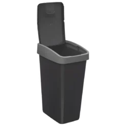 POUBELLE 2 OUVERTURES PLASTIQUE 25L