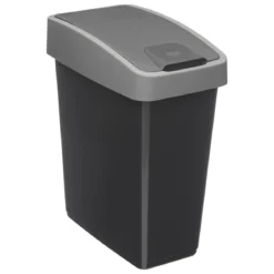 POUBELLE 2 OUVERTURES PLASTIQUE 45L