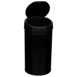 POUBELLE SENSOR METAL 42L NOIR