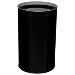 POUBELLE SENSOR METAL 42L NOIR