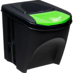 POUBELLE X3 PLASTIQUE 25L TRI