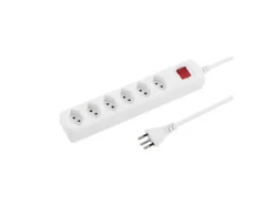 PRISE MULTIPLE POWER EASY 1.5M BL 6XT13 AVEC BREAKER SWITCH