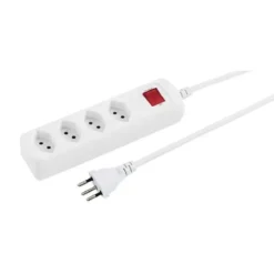 PRISE MULTIPLE POWER EASY 1.5M 4XT13 AVEC BREAKER SWITCH