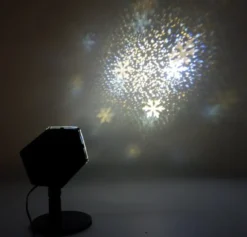 PROJECTEUR EXTERIEUR NEIGE 4LED BLANC CHAUD ET FROID