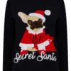 PULL ADULTE SECRET SANTA CHIEN