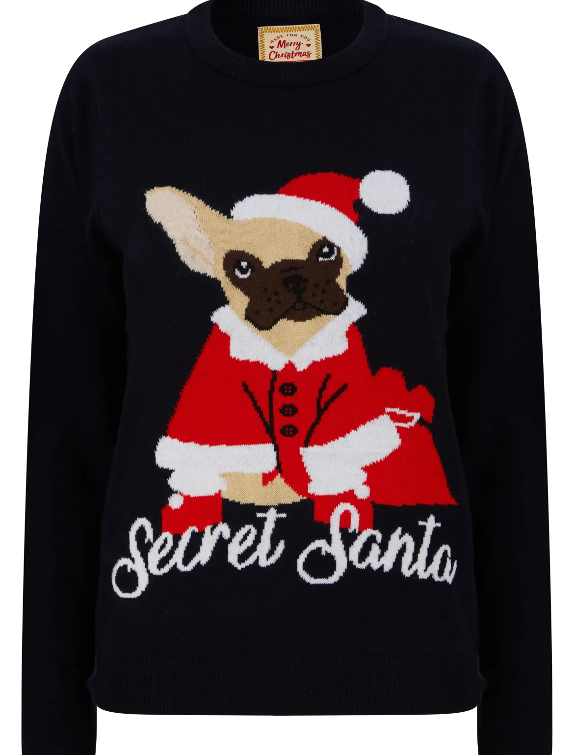 PULL ADULTE SECRET SANTA CHIEN