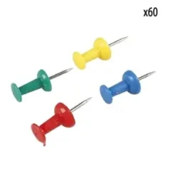 PUNAISE A TETE COULEURS ASSRITES 60PCS