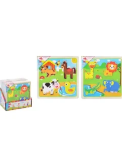 PUZZLE A ENCASTRER ANIMAUX
