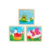 PUZZLE A ENCASTRER EVOLUTION ANIMAUX