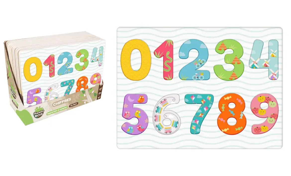 PUZZLES BOIS LES CHIFFRES