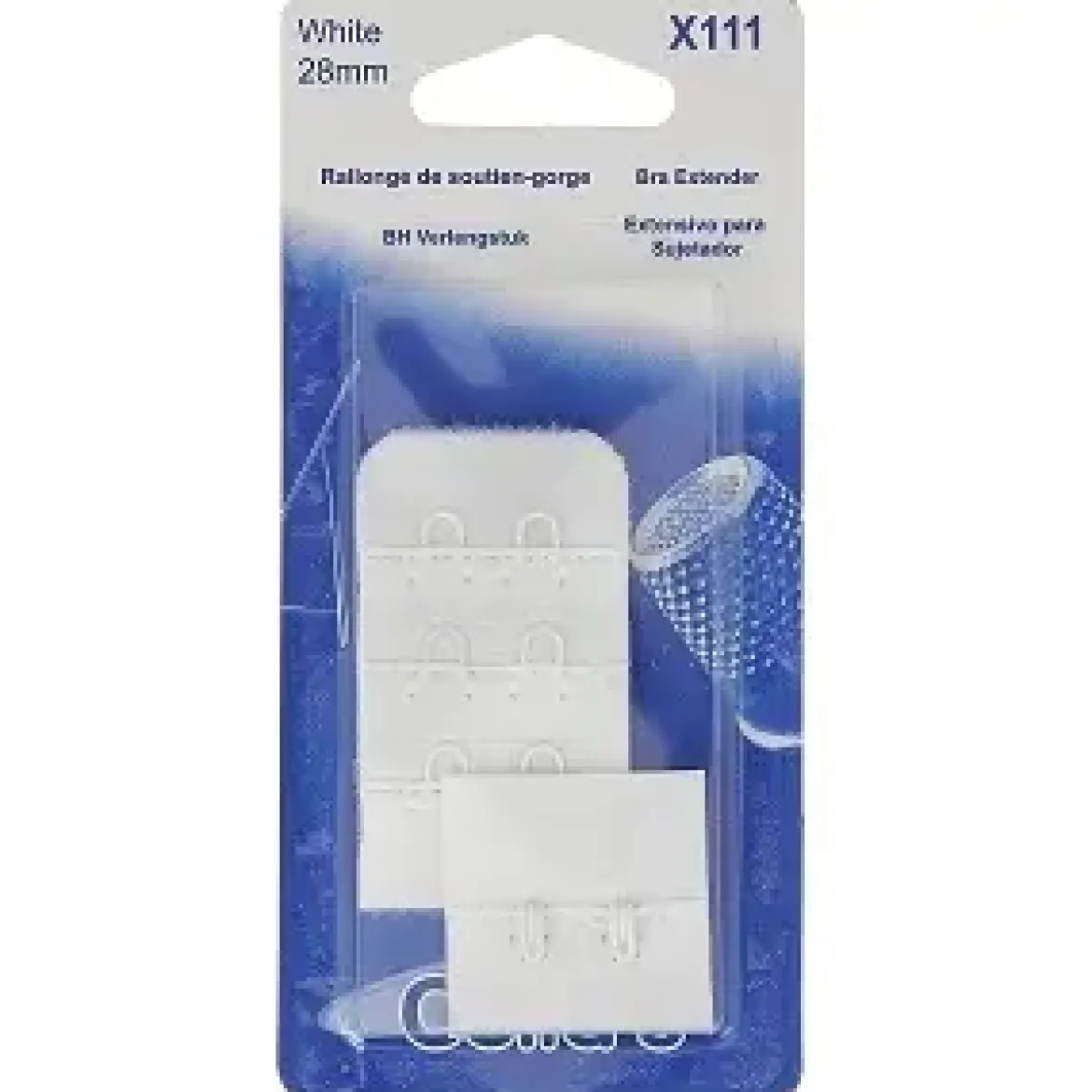 RALLONGE DE SOUTIEN GORGE 28MM BLANC