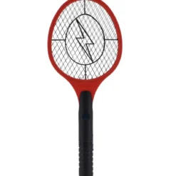 RAQUETTE ELECTRIQUE ANTI INSECTES RECHARGEABLE ROUGE