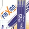 3 RECHARGES MOYENNES FRIXION BLEU